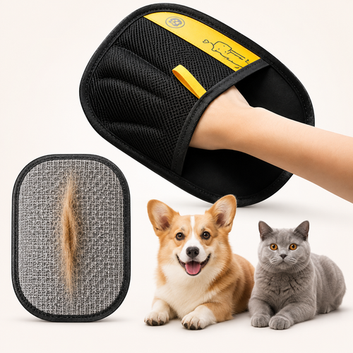 Guante Quitapelos para Perros y Gatos